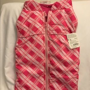 NWT Pink jacket for dogs XL